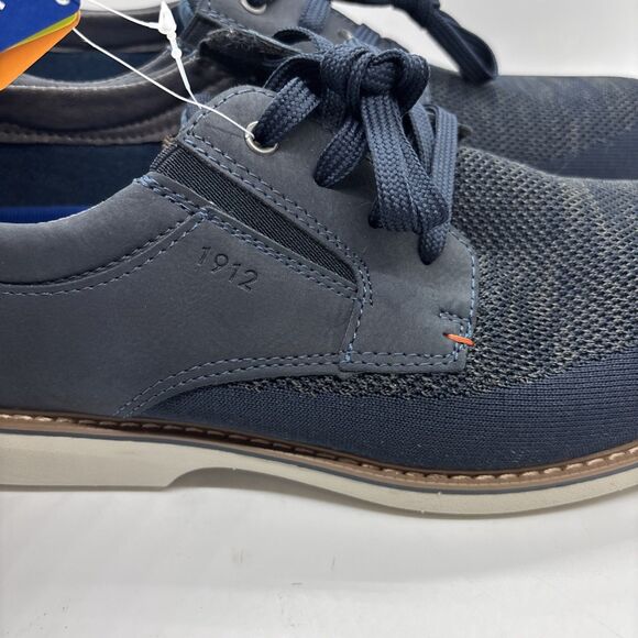 NEW NWT Nunn Bush 12W Wide Otto Knit Plain Toe Oxford Men\'s Oxford - Blue main image 4